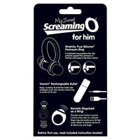 Load image into Gallery viewer, Screaming O My Secret Bullet and Ring for Him-Black