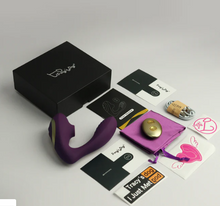 Load image into Gallery viewer, Tracy's Dog Nina Couples Vibrator-Purple
