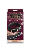 Load image into Gallery viewer, Bondage Couture - Collar and Leash - Black