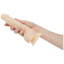 Load image into Gallery viewer, Naked Addiction Rotating & Vibrating Dong-Vanilla 8"