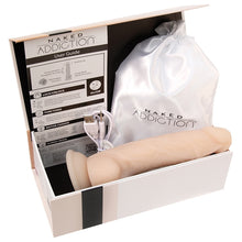 Load image into Gallery viewer, Naked Addiction Rotating & Vibrating Dong-Vanilla 8"