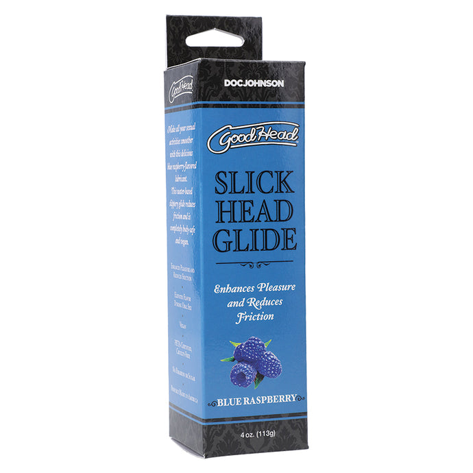 GoodHead Slick Head Glide-Blue Raspberry 4.oz