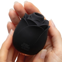 Load image into Gallery viewer, Fifty Shades of Grey Hearts &amp; Flowers Black Rose Suction Vibe

