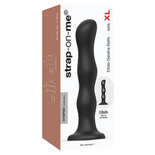 Load image into Gallery viewer, Strap On Me Geisha Dildo with Balls-Black XL
