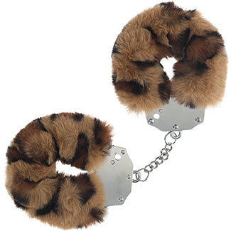 Animal Print Heavy Duty Fluffy Handcuffs