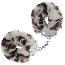 Load image into Gallery viewer, Animal Print Heavy Duty Fluffy Handcuffs
